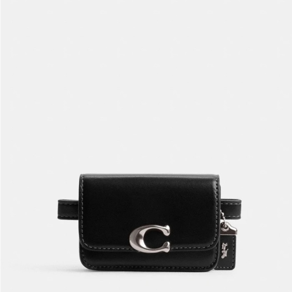 Coach Tabby Bandit Black Mini Crossbody Wallet Belt Waist Bag